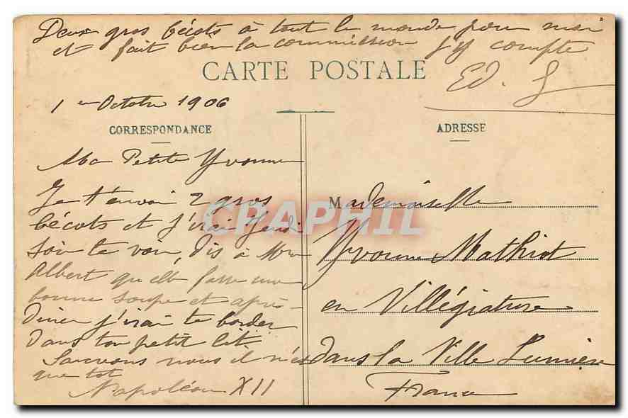 CPA Paris Buttes Chaumont Une Allee Pittoresque  — Verso