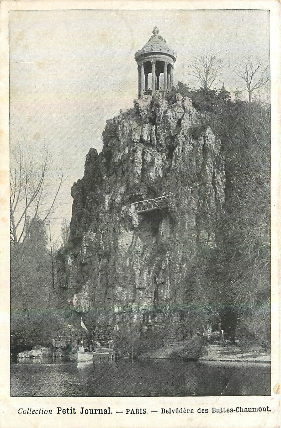 CPA Petit Journal Paris Belvedere des Buttes Chaumont 