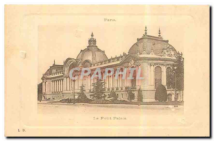 CPA Paris Le petit Palais 