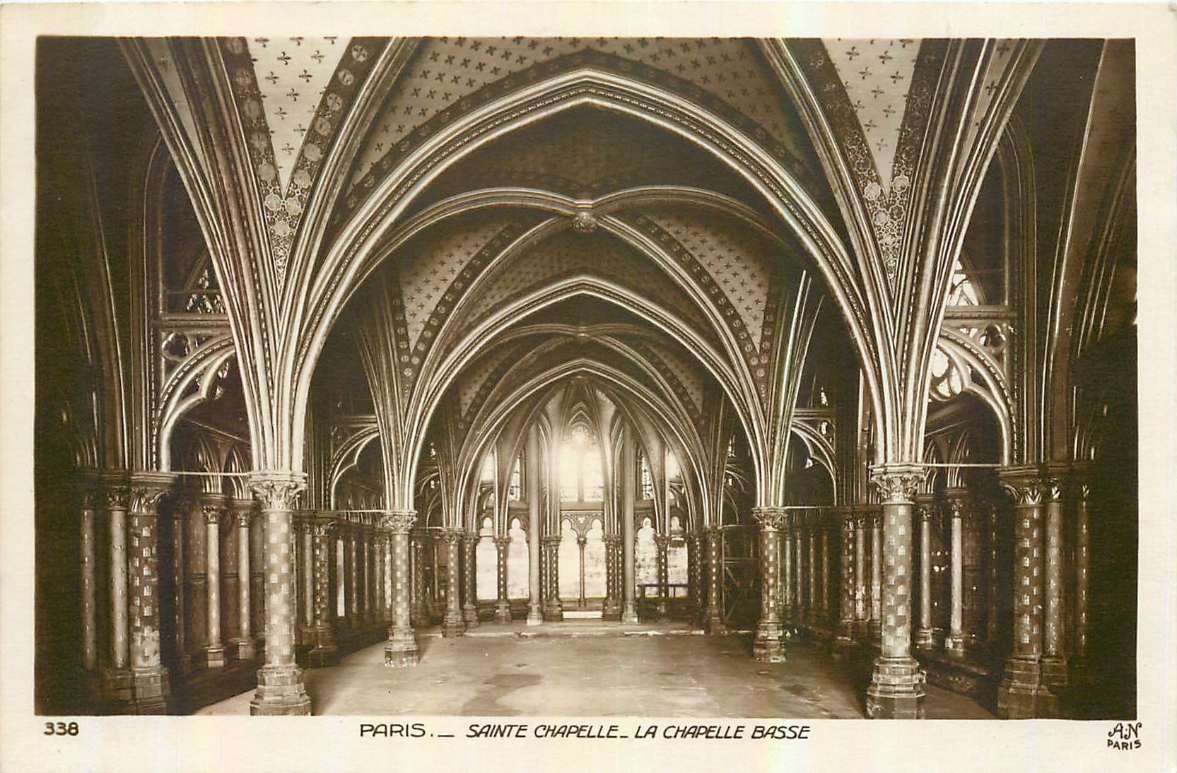 CPA Paris Sainte Chapelle La Chapelle Basse 