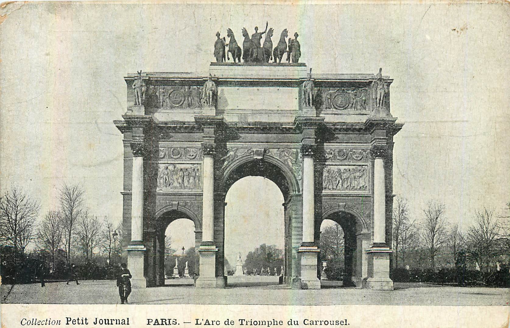 CPA Paris L'Arc de Triomphe du Carrousel 