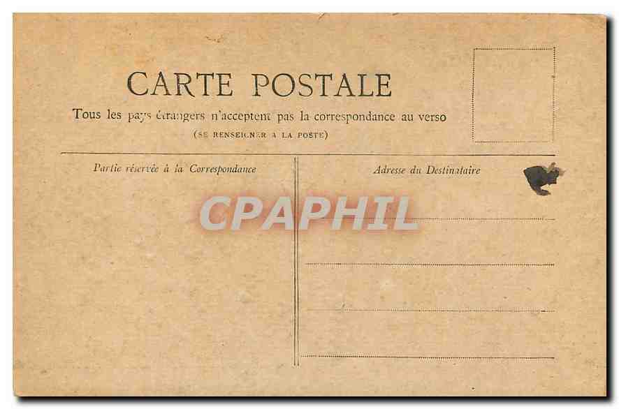 CPA Paris L'Arc de Triomphe du Carrousel  — Rückseite