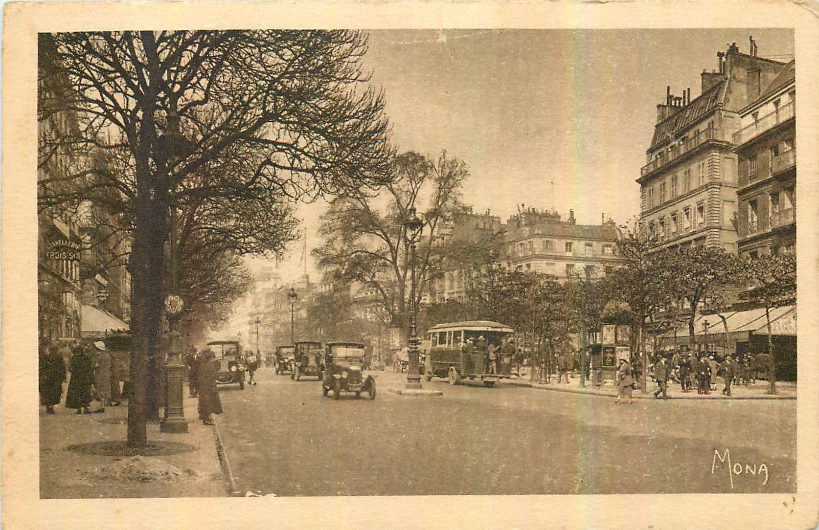 CPA Les Petits tableaux de Paris Les Grands Boulevards 