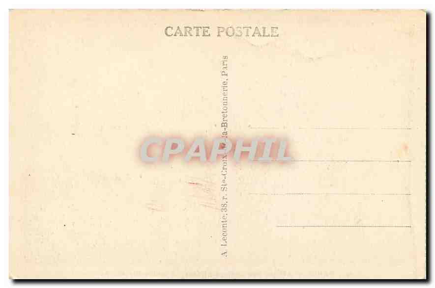 CPA Paris Avenue des Champs Elysees  — Rückseite