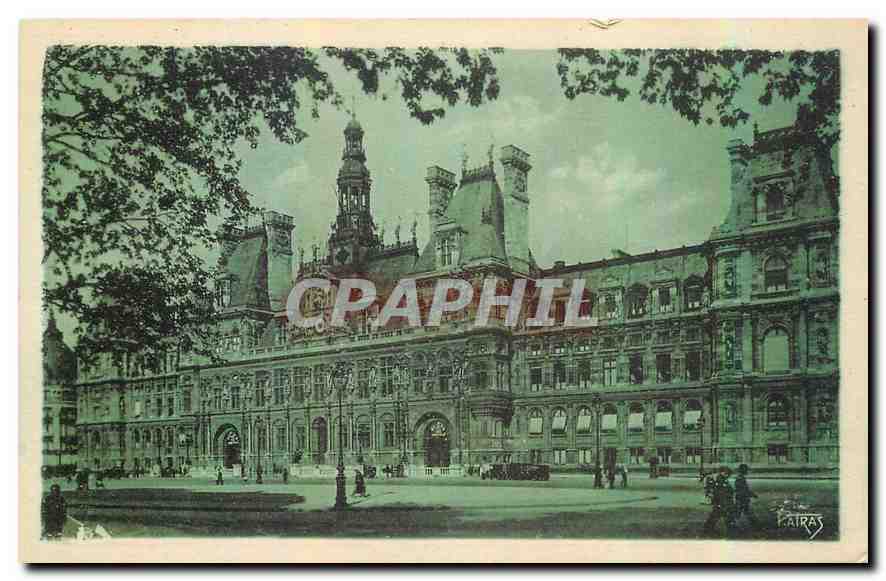CPA Les Jolis Coins de Paris Picturesque corners of Paris l'Hotel de Ville 
