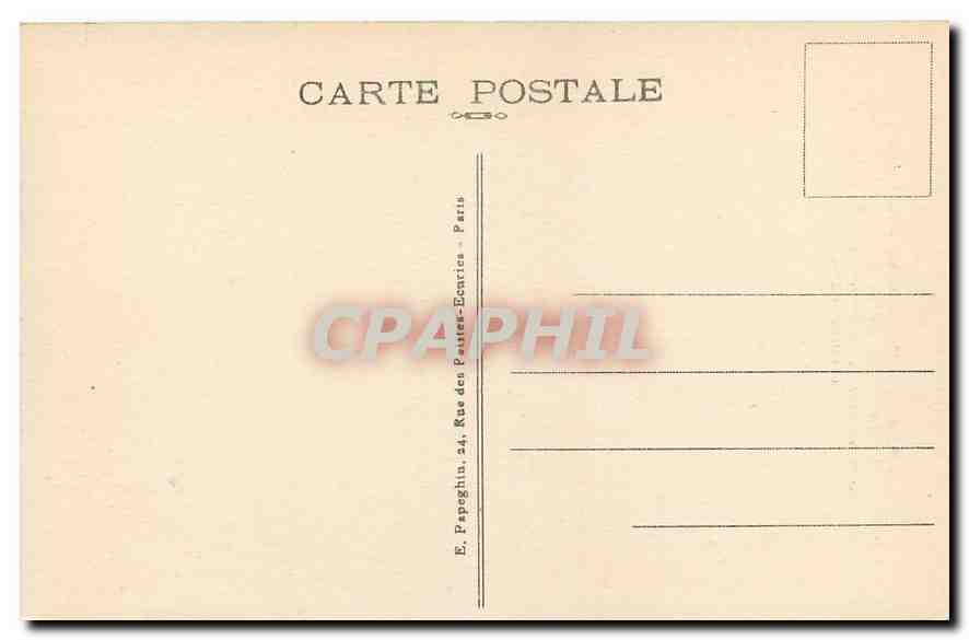 CPA Paris Notre Dame La Facade  — Rückseite