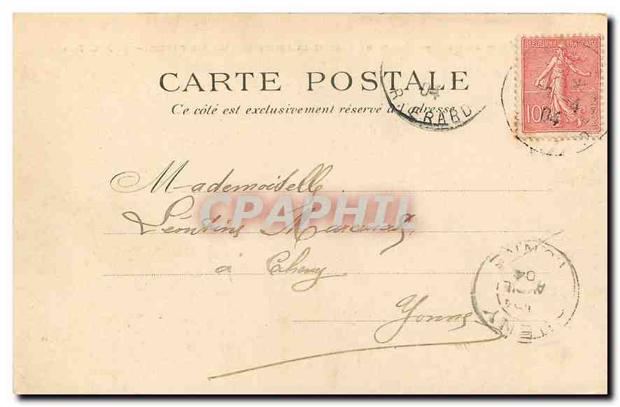 CPA Paris La Seine l'Hotel de Ville et la Pointe de l'Ile Saint Louis  — Rückseite