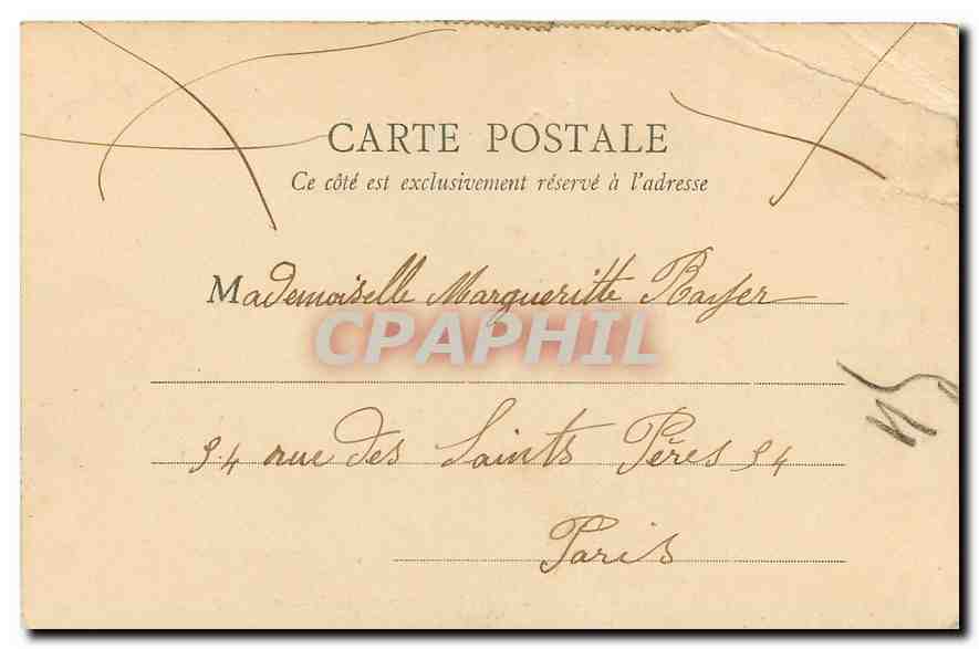 CPA Paris Pont Neuf Un bras de la Seine  — Rückseite