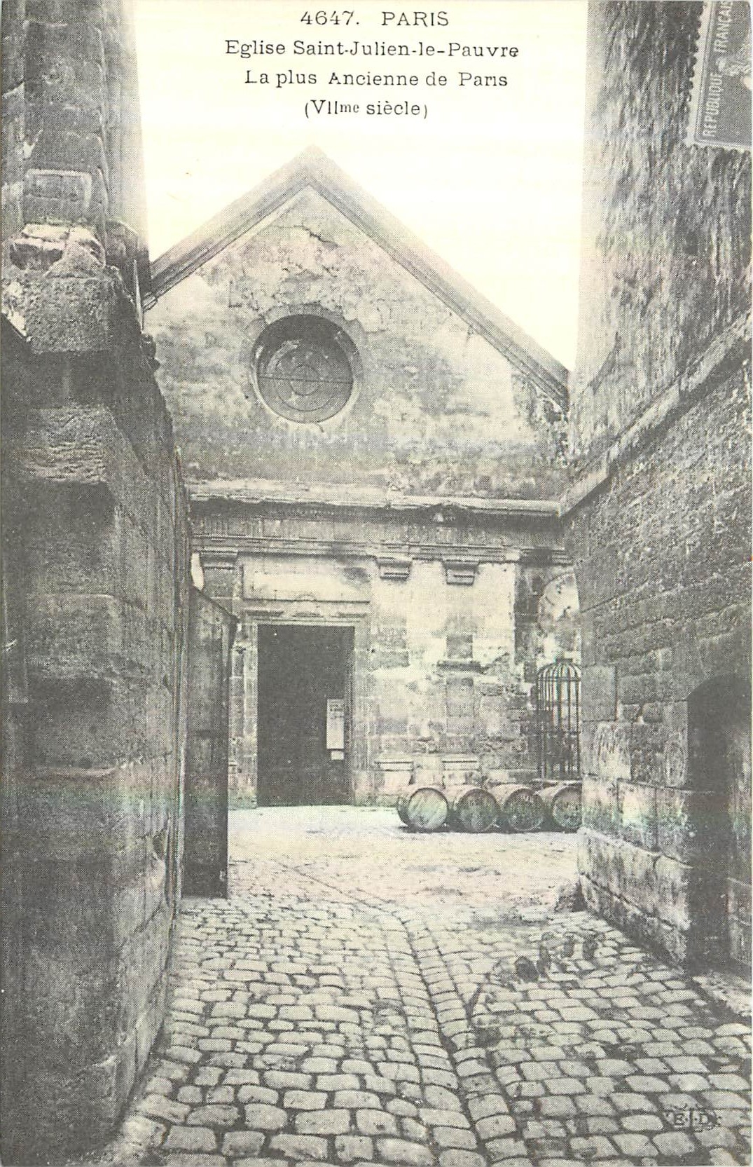 CPA Paris Eglise Saint Julien le Pauvre 