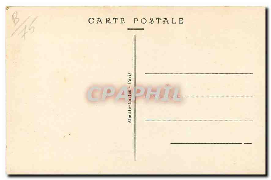 CPA Paris l'Eglise Notre Dame des Victoires  — Verso