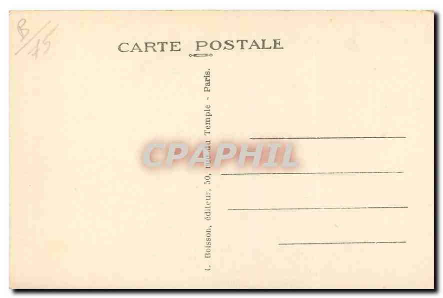 CPA Paris Cathedrale Notre Dame  — Verso