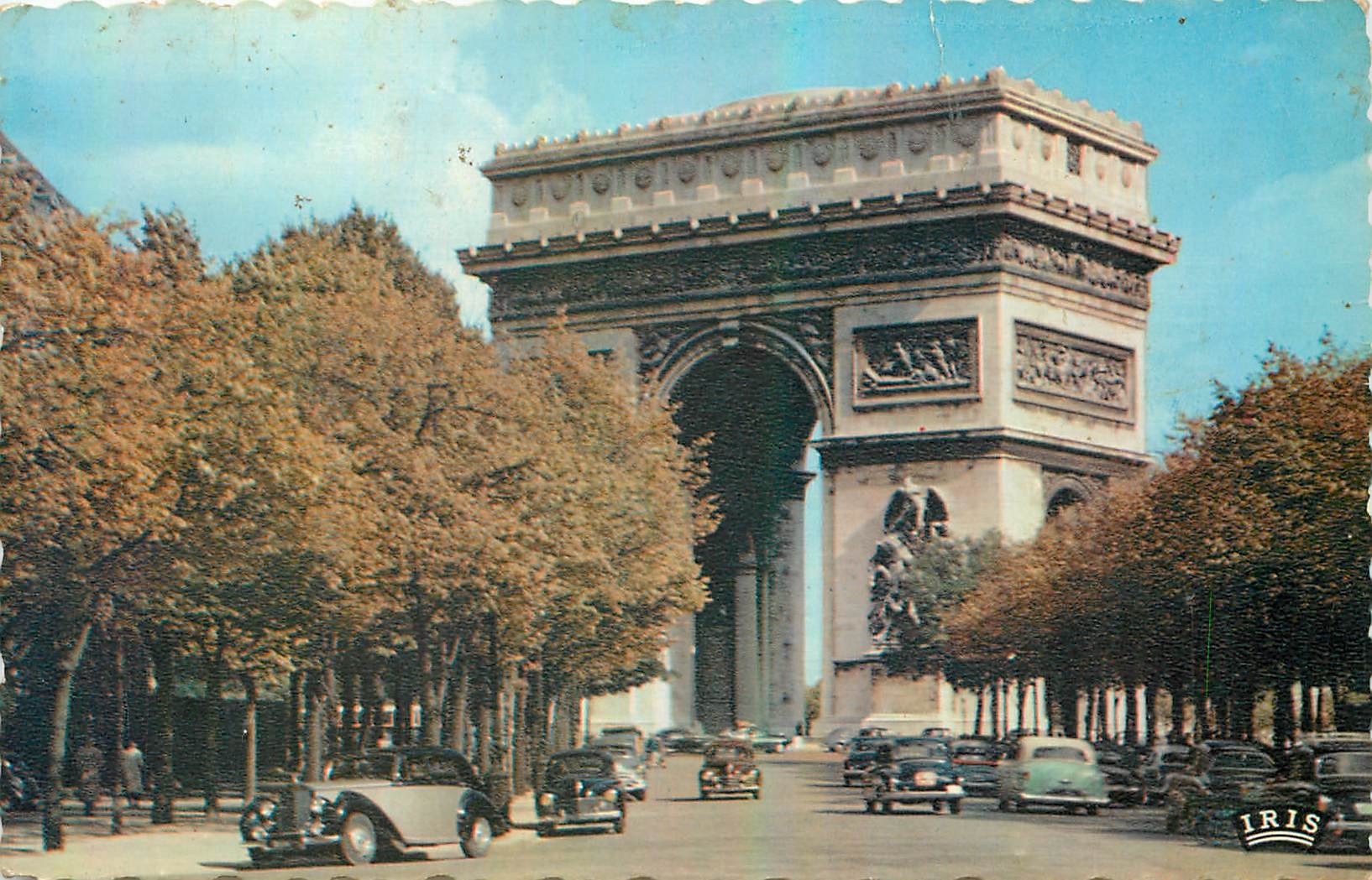 CPA Paris L'Arc de Triomphe 