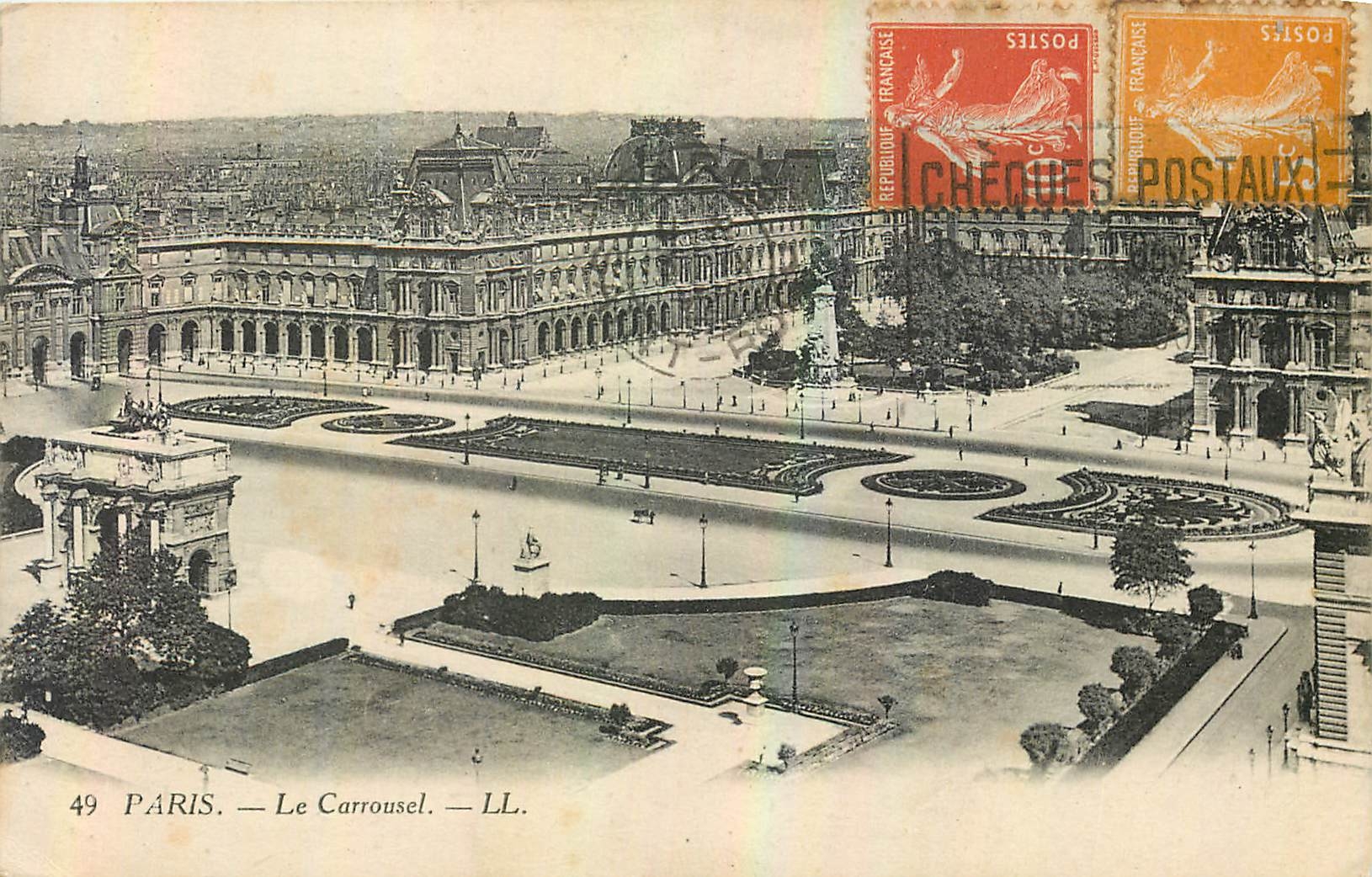 CPA Paris Le Carrousel 