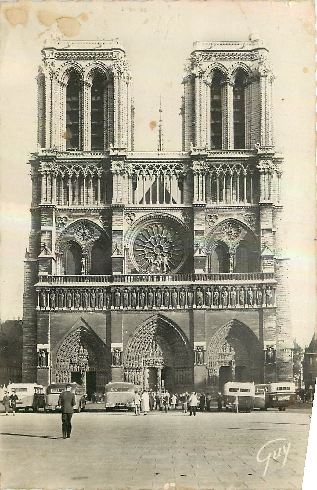 CPA Paris ses Merveilles Cathedrale Notre Dame 