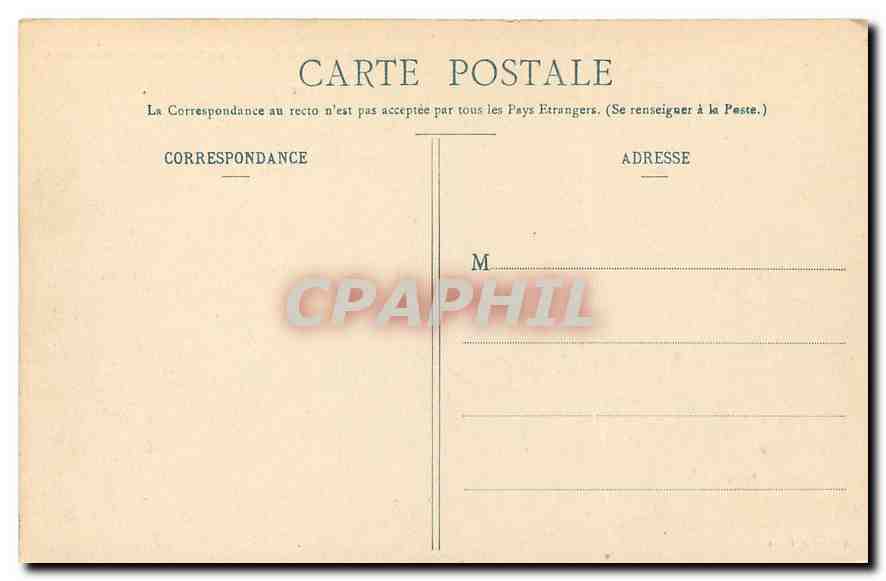 CPA Paris Palais de Justice et Tribunal de Commerce  — Rückseite