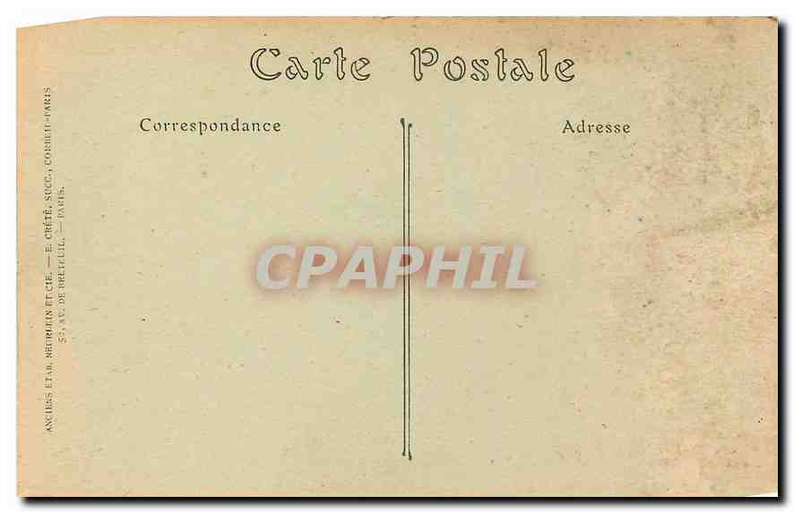 CPA Paris l'Hotel de Ville  — Rückseite
