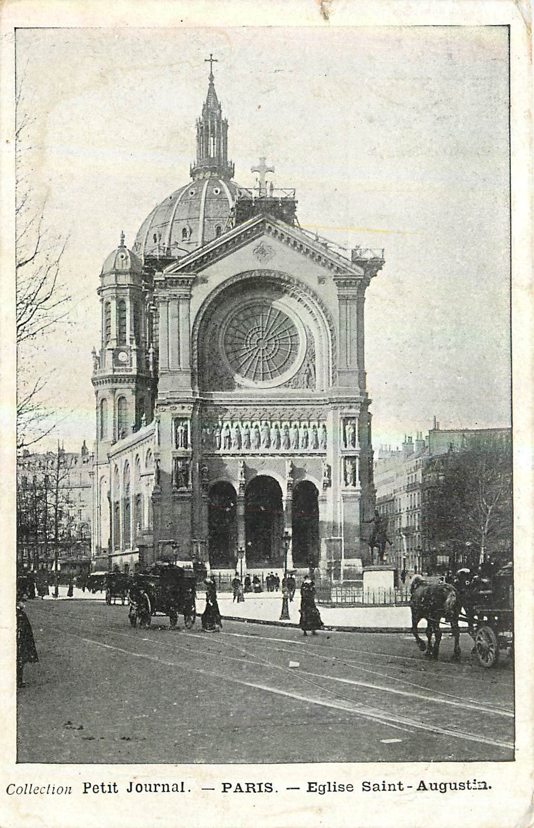 CPA Paris Eglise Saint Augustin