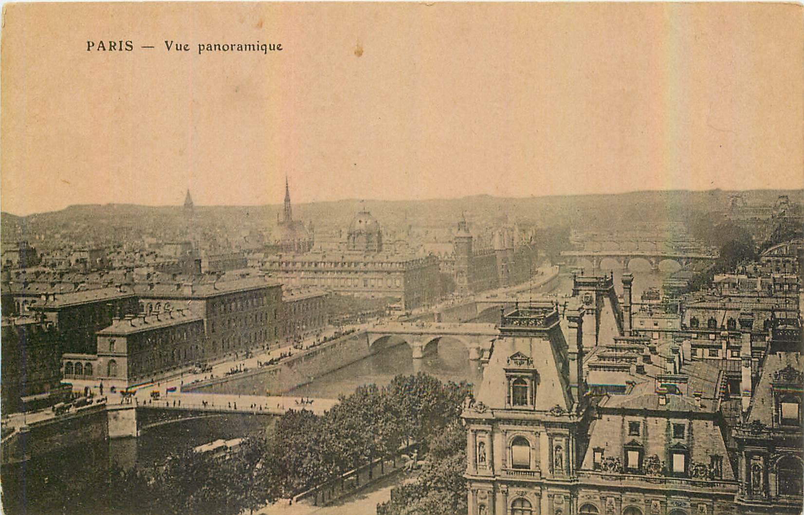 CPA Paris Vue panoramique 