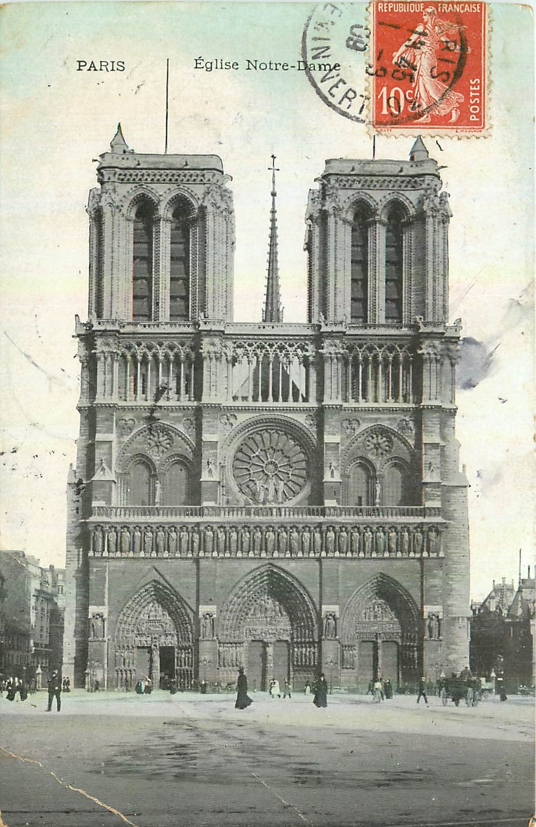 CPA Paris Eglise Notre Dame 