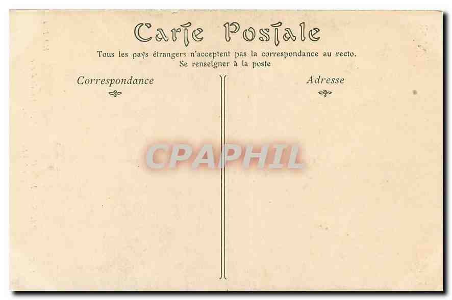 CPA Paris Notre Dame Facade Portail de droite  — Rückseite