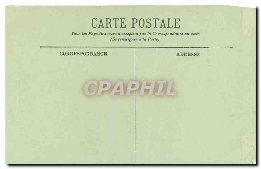 CPA Paris Notre Dame Porte laterale  — Verso