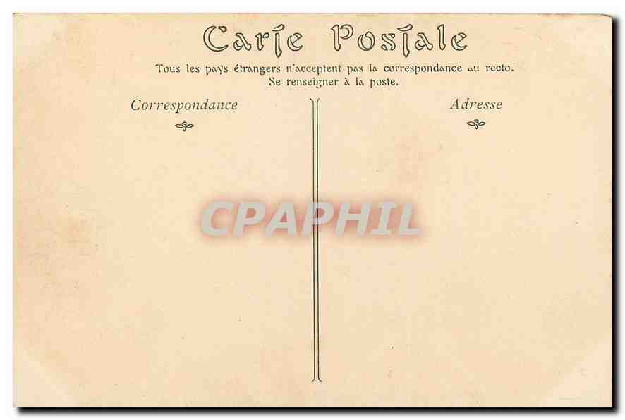 CPA Musee du Louvre La salle des Cariatides  — Rückseite