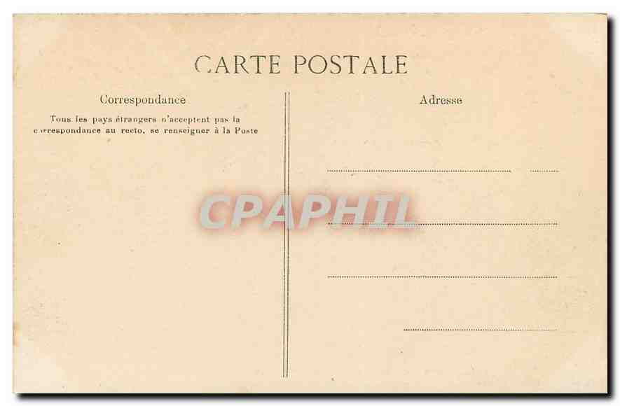 CPA Musee du Louvre Salle des Coustou  — Rückseite