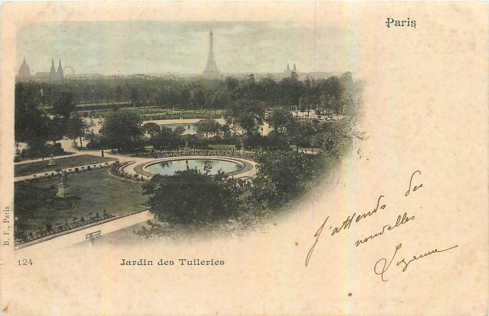 CPA Paris Jardin des Tuileries 
