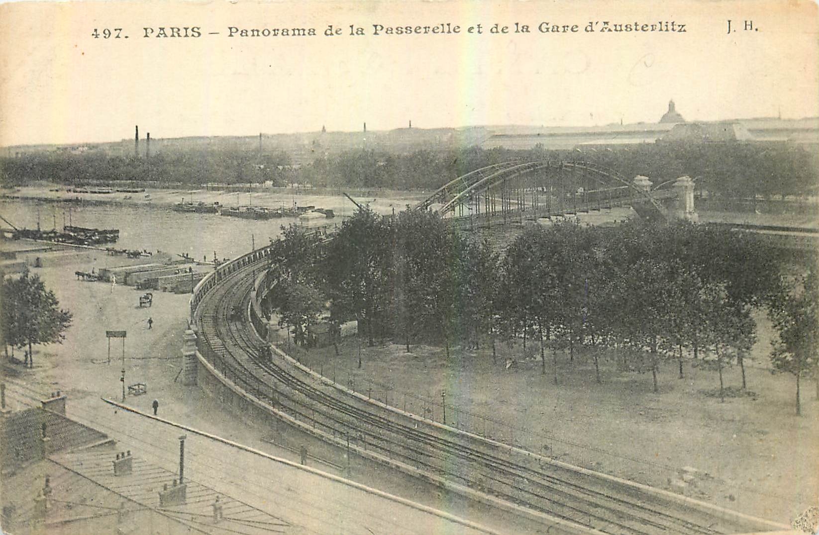 CPA Paris Panorama de la Rascrelle et de la Gare d'Austerlliz 