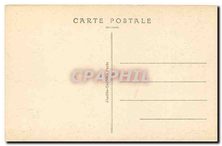 CPA Paris Parc Montsouris  — Rückseite