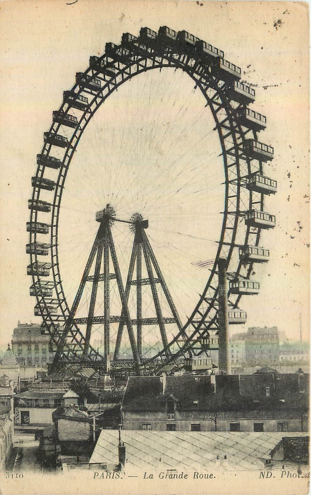CPA Paris La Grande Roue 