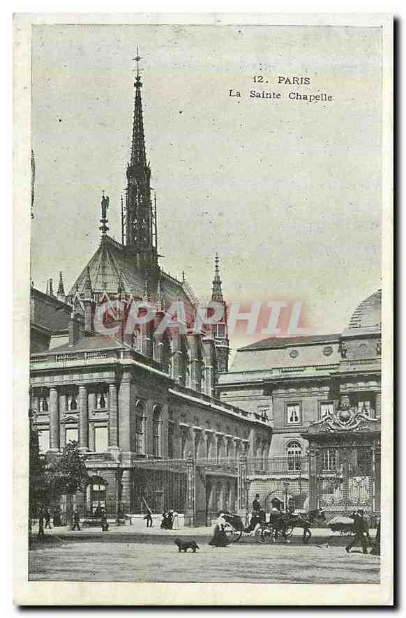 CPA Paris La Saine Chapelle 