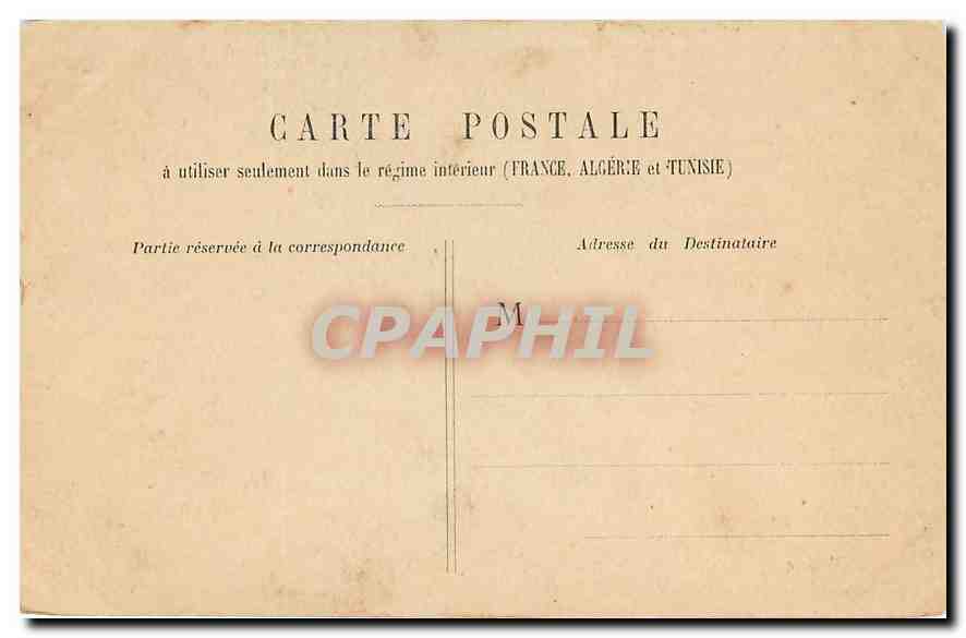 CPA Paris La Saine Chapelle  — Verso