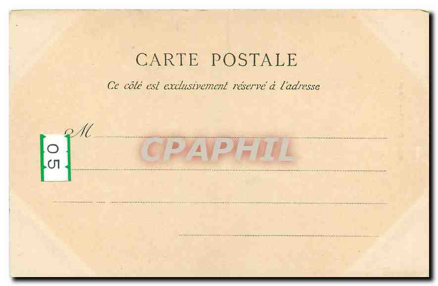 CPA Paris Saint Severin  — Verso