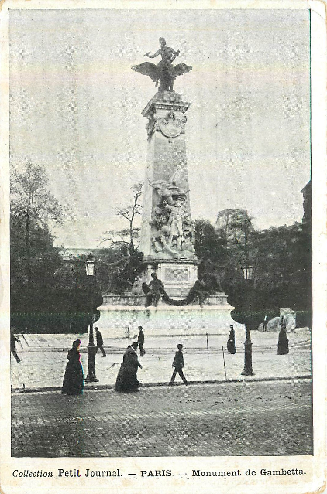 CPA Collection petit jounal Paris Monument Gambetta 
