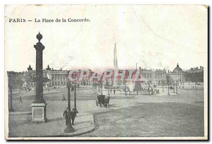 CPA Paris la Place de la Concorde 
