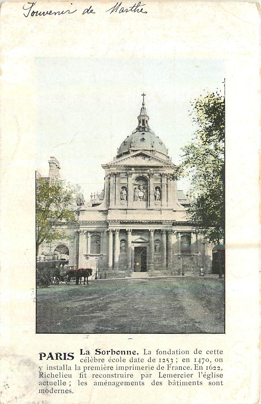 CPA Paris la Sorbonne 