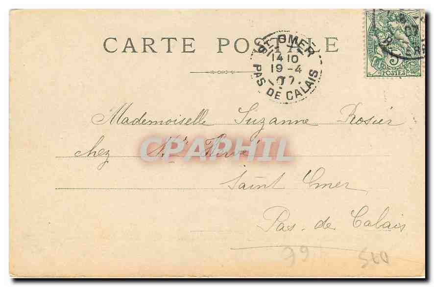 CPA Paris la Sorbonne  — Rückseite