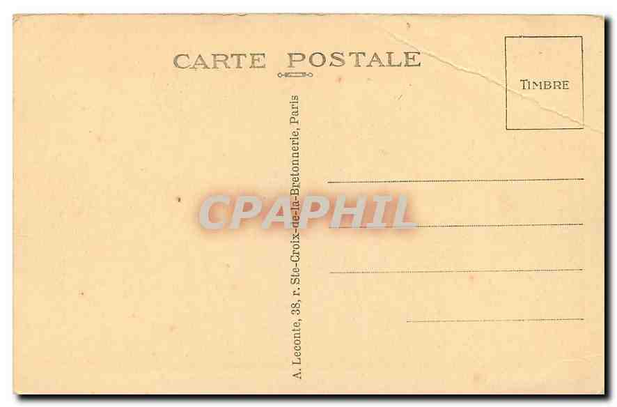 CPA Paris Jardin des Tuileries  — Rückseite