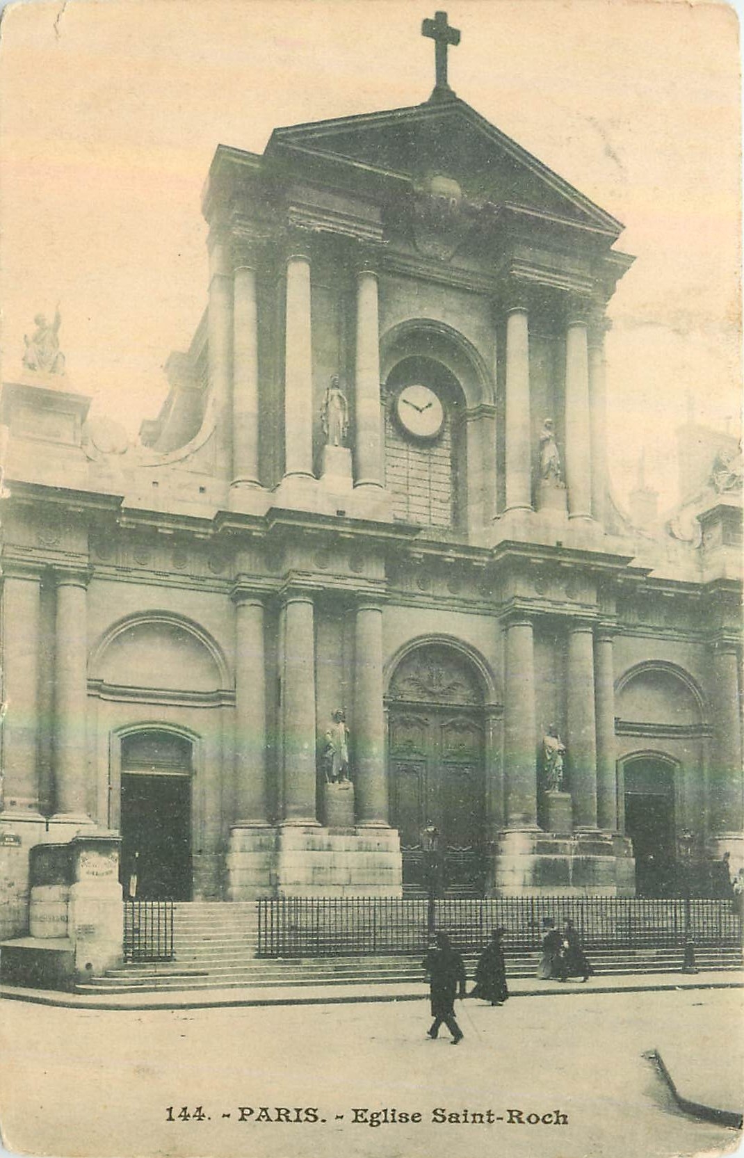CPA Paris Eglise Saint Roch 