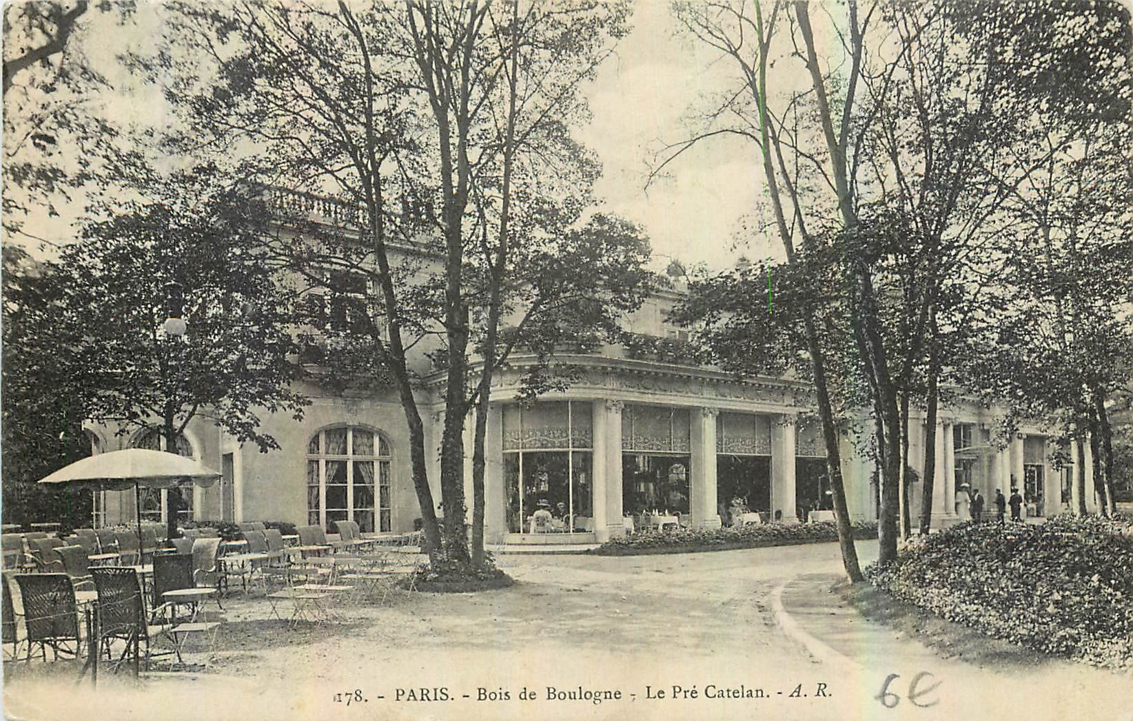 CPA Paris bois de boulogne le pre catelan 