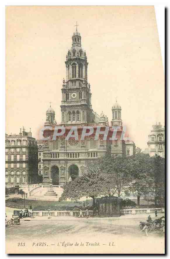 CPA Paris l'Eglise de la Trinite 