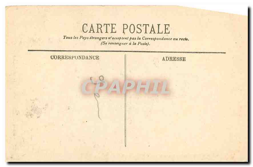CPA Paris l'Eglise de la Trinite  — Verso