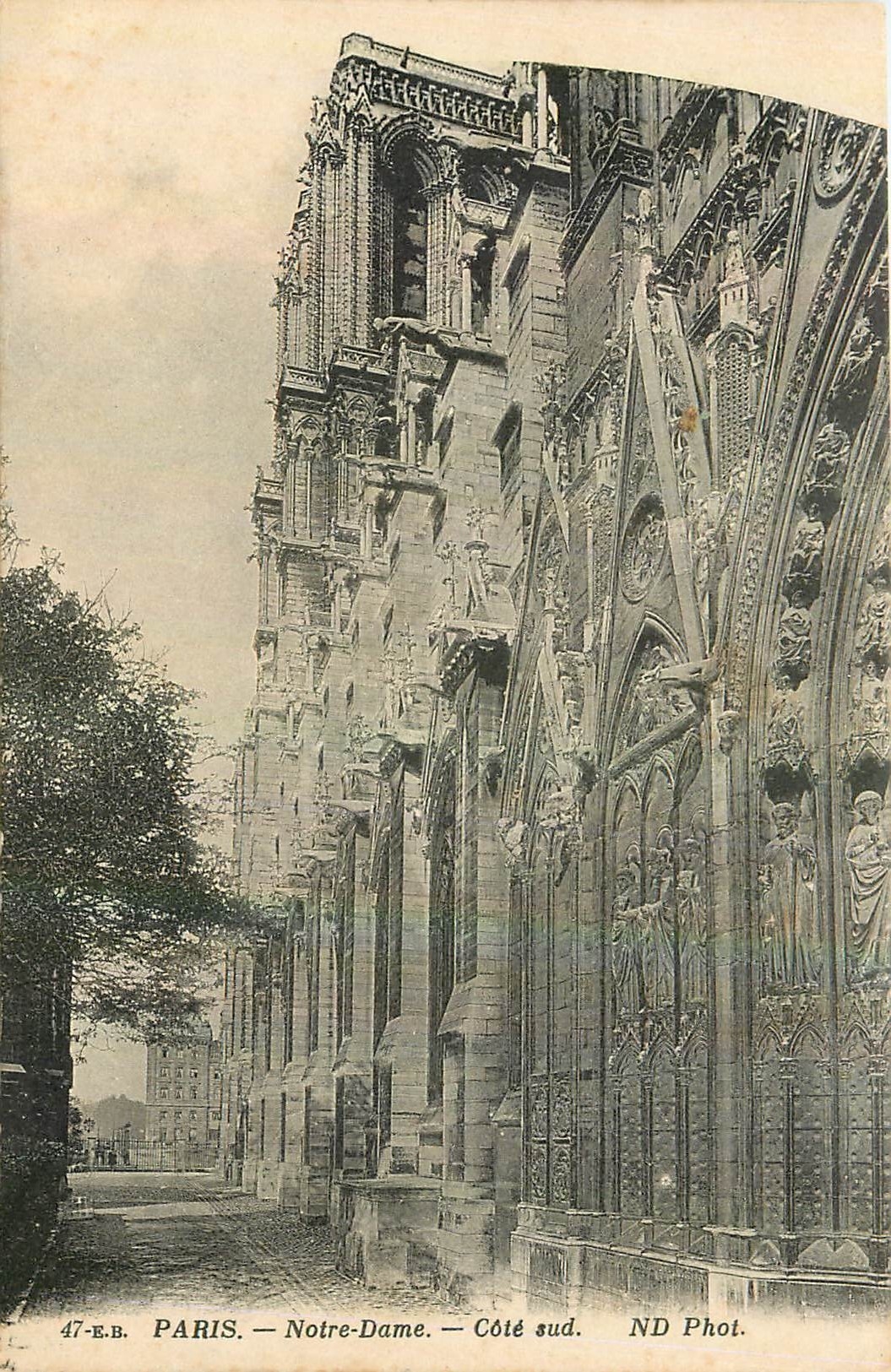 CPA Paris Notre Dame Cote sud 