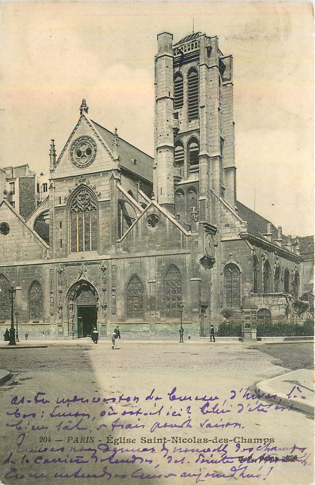 CPA Paris Eglise Saint Nicolas des Champs 