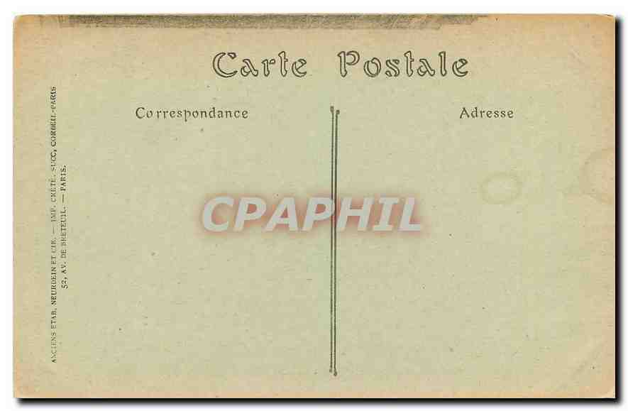 CPA Paris Avenue de l'Alma Eglise Americaine  — Rückseite