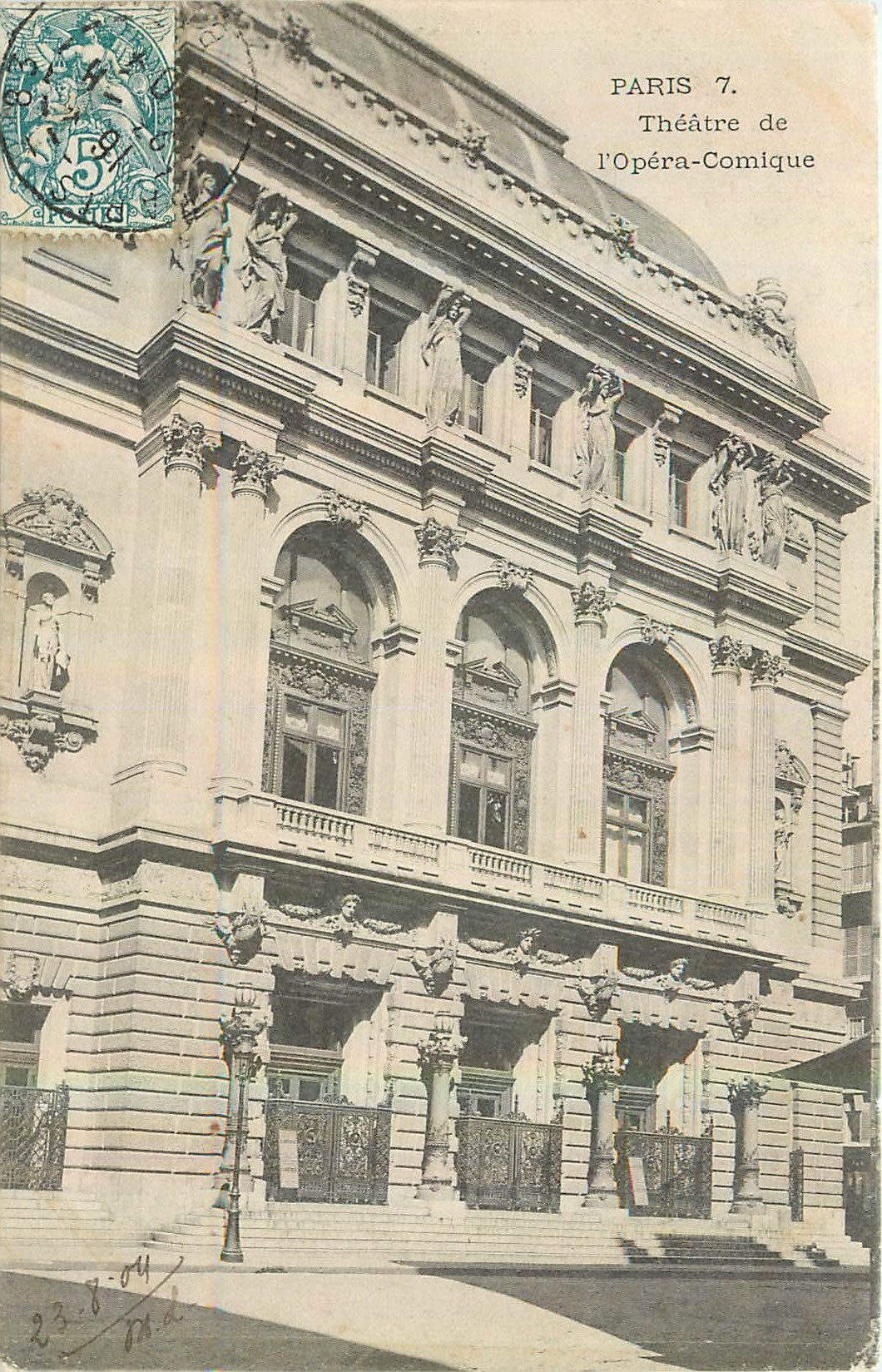 CPA Paris Theatre de l'Opera Comique 