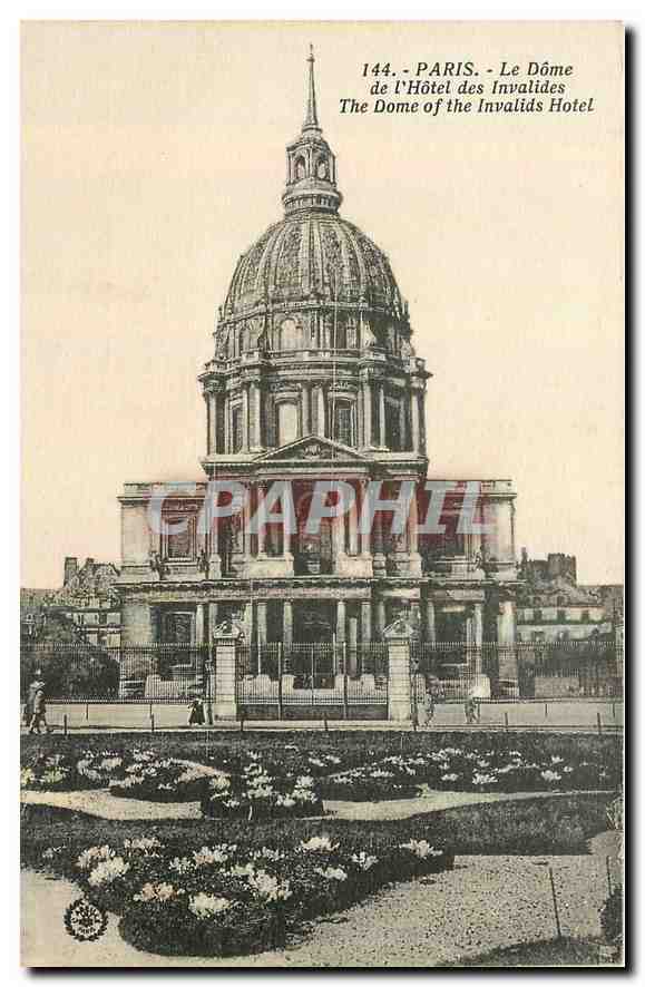 CPA Paris Le Dome de l'Hotel des Invalides 