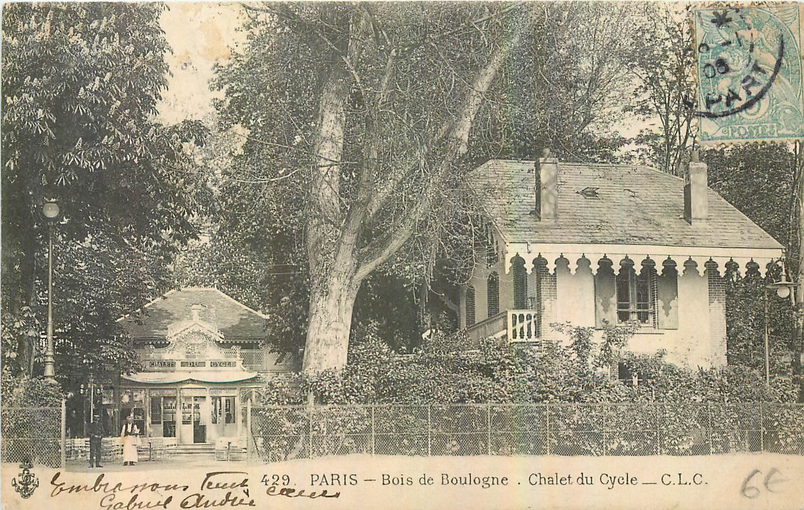 CPA Paris Bois de Boulogne Chalet du Cycle 