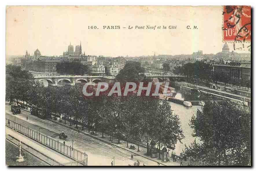CPA Paris Le Pont Neuf et la Cite 